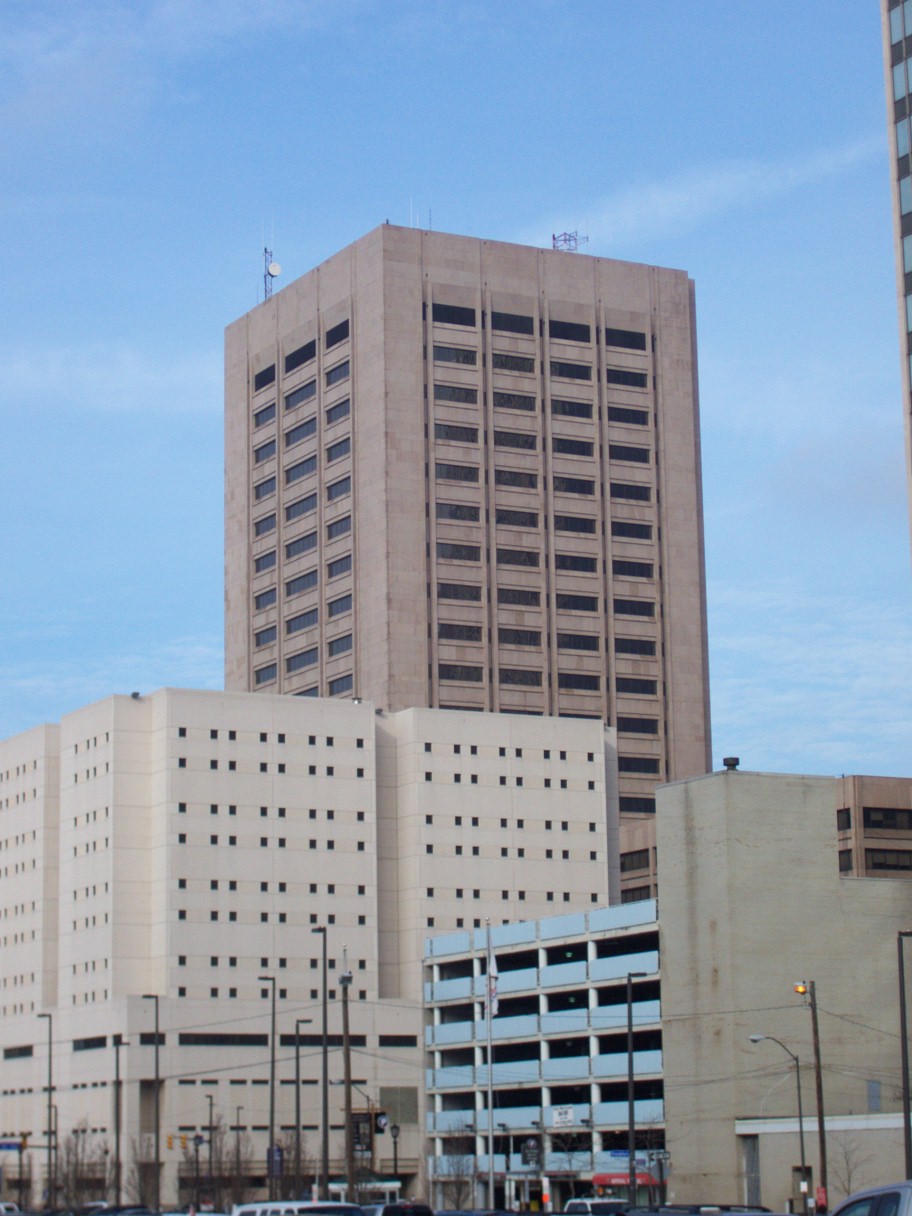Justice Center complex in downtown Cleveland