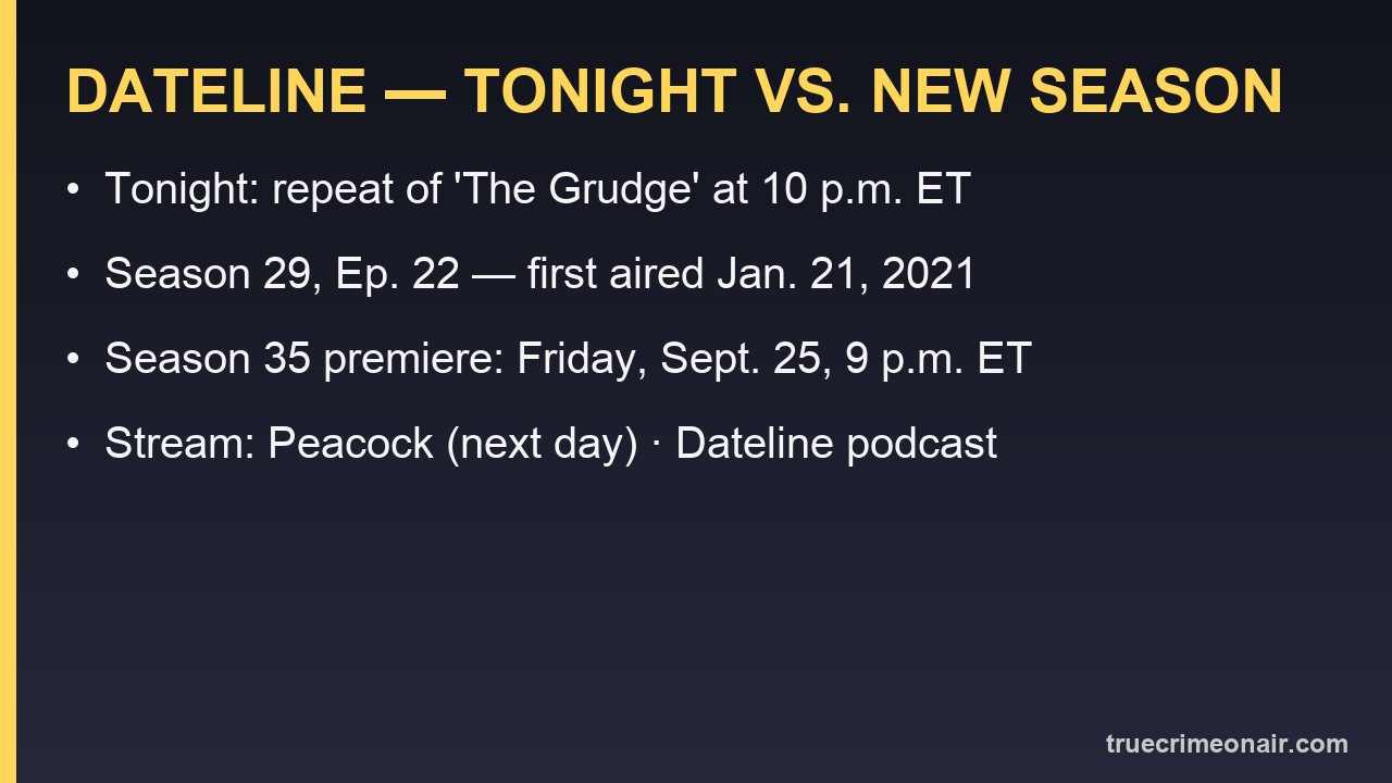 Dateline NBC: tonight