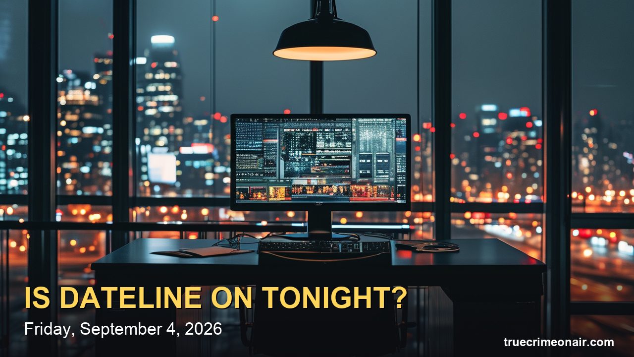 Is Dateline New Tonight? (Friday, Sept. 4, 2026): 'The Grudge' Repeat at 10 p.m., New Season Returns Sept. 25