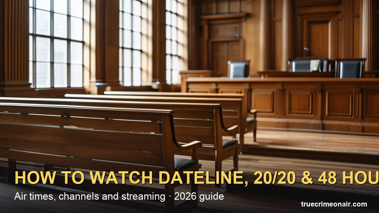 How to Watch Dateline, 20/20 and 48 Hours in 2026: Air Times, Channels, Streaming and Fall Premieres