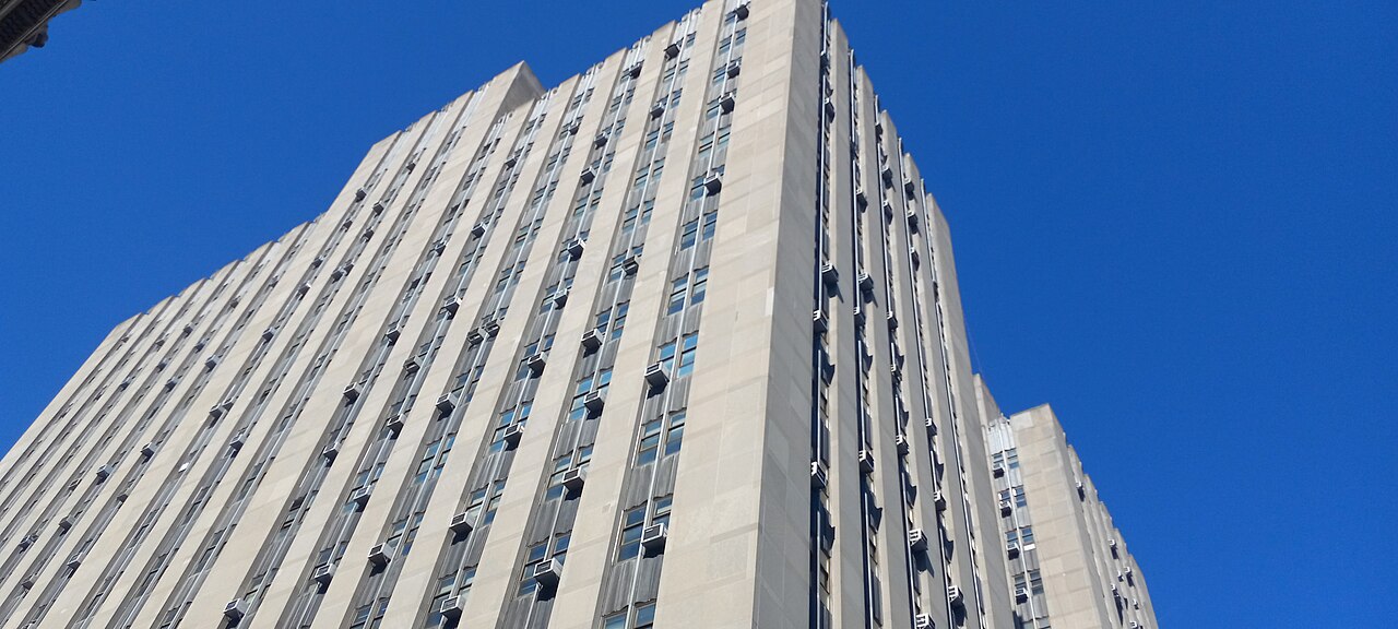 The Criminal Courts Building at 100 Centre Street in Manhattan