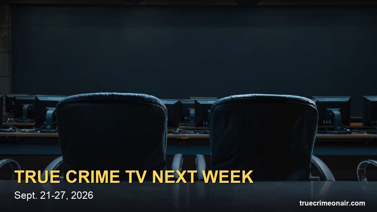 True Crime TV Next Week (Sept. 21-27, 2026): Dateline and 20/20 Both Return Friday